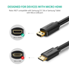 Cáp Micro HDMI to HDMI dài 1,5m chính hãng Ugreen 30102 cao cấp