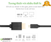 Cáp Micro HDMI to HDMI dài 2m chính hãng Ugreen 30103 cao cấp