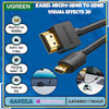 Cáp Micro HDMI to HDMI dài 2m chính hãng Ugreen 30103 cao cấp