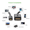 Cáp Micro HDMI to HDMI dài 3m chính hãng Ugreen 30104 cao cấp