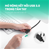 Cáp nối dài USB 3.0 dài 1,5m âm dương Ugreen 30126 chính hãng