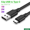 Cáp sạc, dữ liệu USB Type-A 2.0 sang USB Type-C dài 3M Ugreen 60826 cao cấp