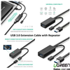 Cáp USB 3.0 nối dài 5m hỗ trợ nguồn Micro USB chính hãng Ugreen 20826 cao cấp