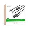 Cáp USB 3.0 nối dài 5m hỗ trợ nguồn Micro USB chính hãng Ugreen 20826 cao cấp