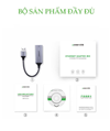 Cáp USB 3.0 to Lan 10/100/1000Mbps Gigabit Ethernet Ugreen 50922 vỏ nhôm cao cấp