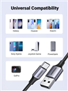 Cáp USB C to USB 2.0 dài 1m chính hãng Ugreen 60126 cao cấp