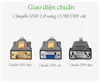 Cáp USB to Com dài 1m chính hãng Ugreen 20210 cao cấp