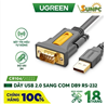 Cáp USB to Com dài 2m chính hãng Ugreen 20222 Cao cấp