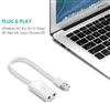 Card sound USB 2.0 to 3.5mm chính hãng Ugreen 30143 cao cấp