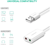 Card sound USB 2.0 to 3.5mm chính hãng Ugreen 30143 cao cấp