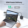 Củ sạc nhanh 100W GaN Nexode 4 cổng, 3 USB Type-C và 1 USB Type-A Hỗ trợ QC4+, PD3.0 Ugreen 40737