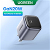 Củ sạc nhanh 20W 1 cổng USB Type-C Hỗ trợ QC4+, PD3.0 Ugreen 90902 cao cấp (US Gập)