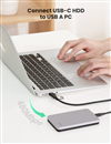 Đầu chuyển đổi USB Type-A sang Type-C hỗ trợ sạc nhanh 18w, dữ liệu Ugreen 50568 cao cấp