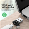 Đầu chuyển đổi USB Type-A sang Type-C hỗ trợ sạc nhanh 18w, dữ liệu Ugreen 50568 cao cấp