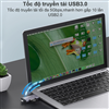 Đầu đọc thẻ nhớ SD/TF chuẩn USB Type C và USB 3.0 Ugreen 50706 chính hãng