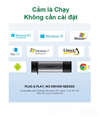 Đầu đọc thẻ nhớ SD/TF chuẩn USB Type C và USB 3.0 Ugreen 50706 chính hãng
