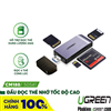 Đầu đọc thẻ USB 3.0 hỗ trợ SD/TF/CF/MS chính hãng Ugreen 50541 cao cấp