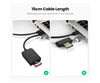 Đầu đọc thẻ USB 3.0 hỗ trợ SD/TF chính hãng Ugreen 20250 cao cấp