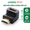 Đầu nối HDMI vuông góc 90 độ Ugreen 20109 (bẻ xuống)