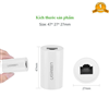Đầu nối mạng chính hãng Ugreen 20391 hình trụ màu trắng