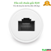Đầu nối mạng chính hãng Ugreen 20391 hình trụ màu trắng