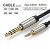 Dây cáp audio 3.5MM to 6.5MM hai đầu dương dài 2m Ugreen 10628 cao cấp