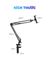Giá đỡ kẹp bàn đa năng cho điện thoại và máy tính bảng Xoay 360 Ugreen LP142/50394 cao cấp
