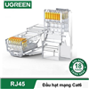 Hạt mạng RJ45 cat6 Ugreen 50960 ( hộp=100 cái) mạ vàng