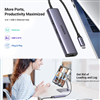 Hub chia USB Type-C to 3 cổng USB 3.0 Type-A kèm Lan Gigabit, vỏ nhôm chính hãng Ugreen 60600