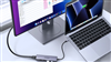 Hub chuyển đổi USB Type-C 5 trong 1 ra HDMI 4K@30Hz, USB 3.0 x 3, Sạc PD 100W Ugreen 15596 cao cấp