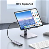 Hub chuyển đổi USB Type-C 5 trong 1 ra HDMI 4K@30Hz, USB 3.0 x 3, Sạc PD 100W Ugreen 15596 cao cấp