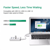 Hub đa năng gồm 7 cổng USB 3.0 Ugreen 20296 kèm sạc điện thoại, máy tính bảng...