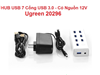 Hub đa năng gồm 7 cổng USB 3.0 Ugreen 20296 kèm sạc điện thoại, máy tính bảng...