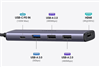 Hub USB Type-C 5 trong 1 ra HDMI 4K@30Hz, USB 2.0, USB 3.0, Sạc PD 100W Ugreen 15495 cao cấp