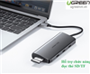 Thiết bị mở rộng USB type-C to HDMI/VGA/ Hub USB 3.0/ SD/TF/Lan Gigabit Ugreen 40873 Chính hãng