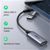 USB Capture HDMI, live streaming 1080P HDMI to USB 2.0, Type-C Ugreen 40189 cao cấp