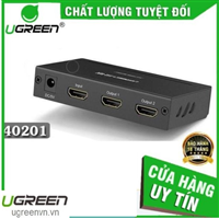 Bộ chia cổng HDMI 1 ra 2 Hỗ trợ full HD, 4k * 2k, 30hz Chính hãng Ugreen 40201 Cao cấp