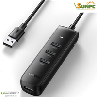 Bộ Hub chia USB 3.0 ra 4 cổng USB 3.0 Ugreen 10915 cao cấp (hỗ trợ nguồn Micro USB)