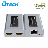 Bộ khuếch đại HDMI qua Lan 60m Dtech DT-7053