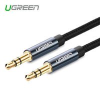 Cáp audio 3.5mm dài 3m dây bọc dù đầu bọc hợp kim Ugreen 10688 cao cấp