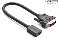 Cáp chuyển đổi DVI 24+1 to HDMI âm Ugreen 20118 chính hãng