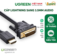 Cáp chuyển đổi HDMI to DVI 24+1 dài 3m HD106 chính hãng Ugreen 10136