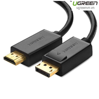 Cáp Displayport 1.2 to HDMI dài 2m hỗ trợ 4K*2K Ugreen 10202 cao cấp