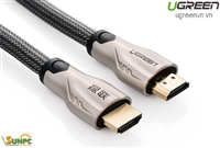 Cáp HDMI 15M bọc lưới chống nhiễu hỗ trợ 3D full HD chính hãng Ugreen 11197 cao cấp