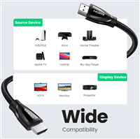 Cáp HDMI 2.1 dài 1.5M Ultra HD 8K @ 60Hz Ugreen 80402 Cao Cấp