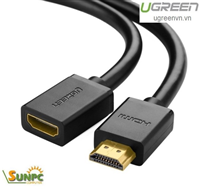 Cáp HDMI nối dài 0,5M hỗ trợ 4K 2K chính hãng Ugreen 10140