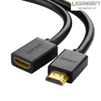 Cáp HDMI nối dài 1M hỗ trợ 4K 2K chính hãng Ugreen 10141