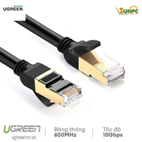 Cáp mạng đúc sẵn Cat7 F/FTP dài 15m Ugreen 11274 cao cấp