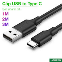 Cáp sạc, dữ liệu USB Type-A 2.0 sang USB Type-C dài 1M Ugreen 60116 cao cấp