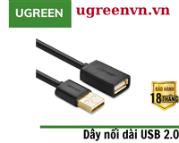 Cáp USB 2.0 nối dài 1,5m chính hãng Ugreen 10315 cao cấp